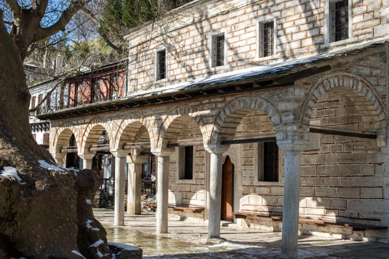 Philos Guesthouse Makrinitsa Bagian luar foto